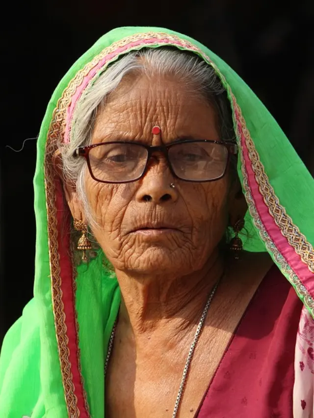 old indian woman